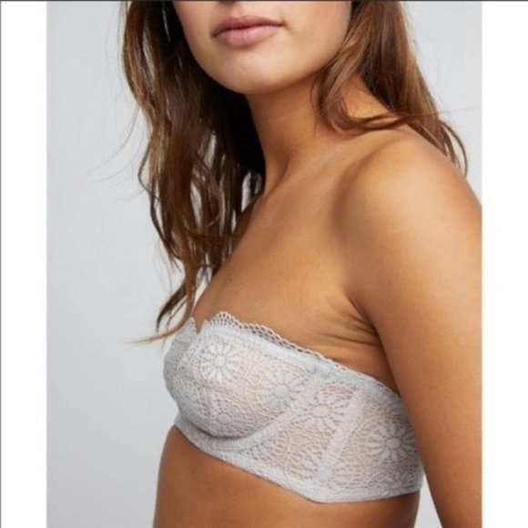 Free People | Starla Underwire Bra Skies Baby Blue Convertible Underwire Bra 32C - Picture 5 of 12